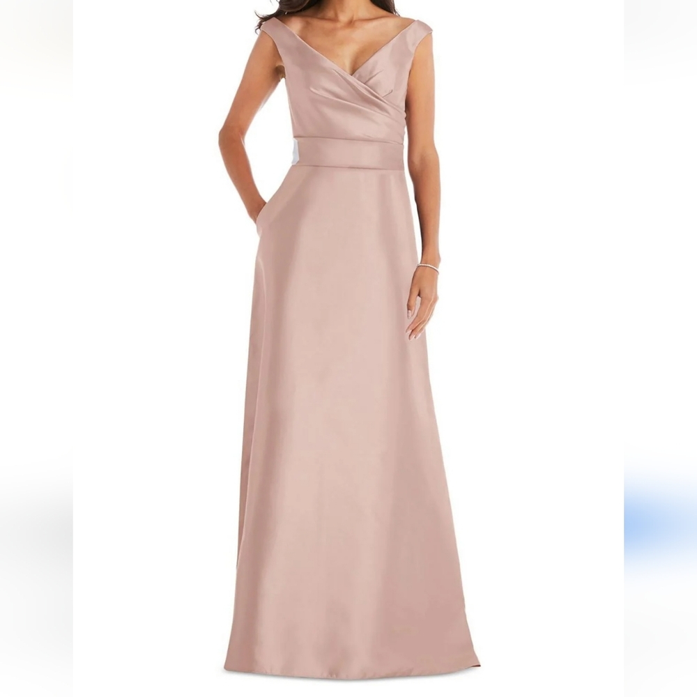 *NEW* Alfred Sung Off the Shoulder Formal Gown